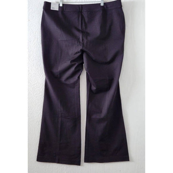 Lane Bryant Women's Black Elastic Waist Formal Career Workwear Plus Pants 20 - Picture 2 of 6